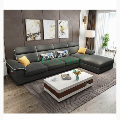 Sofa góc vải viền đẹp A01 (2022)